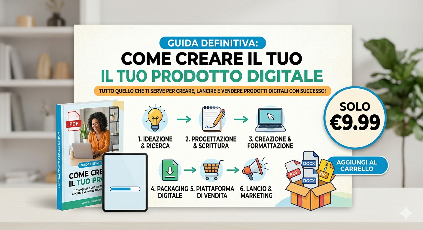 Un tuo prodotto Digitale